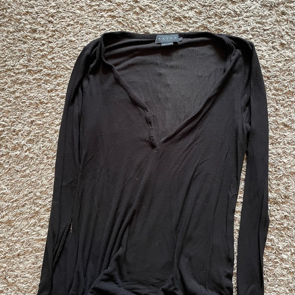 Hatch Black Ribbed Top - Picture 2 of 3